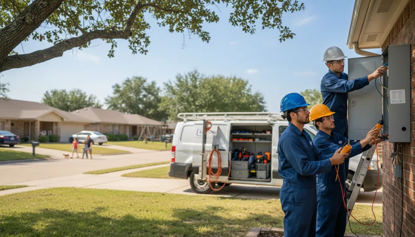 Certified electrician providing emergency electrical services in Reddick, IL